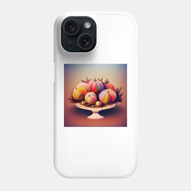 Whimsical Pumpkin Centerpiece Phone Case by DANAROPER