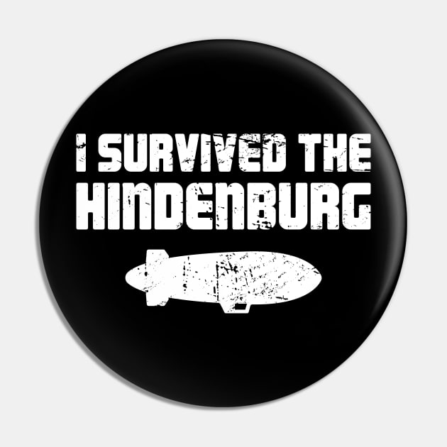 Airship Blimp Dirigible - The Hindenburg Disaster Pin by MeatMan