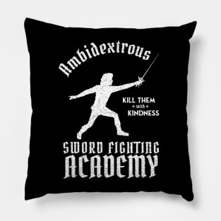 Princess Bride Ambidextrous Sword Fighting Academy Pillow