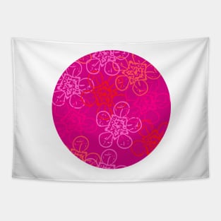 Pink Baeckea Australian Native Flowers Tapestry