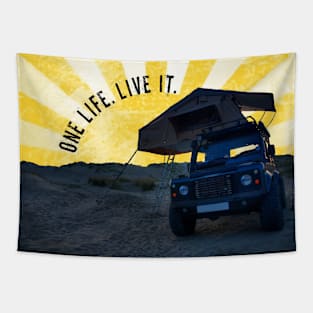 one life live it, freedom Tapestry