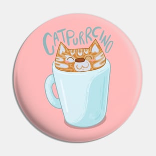 Catpurrcino Pin