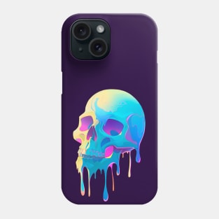 Skull and paint Phone Case