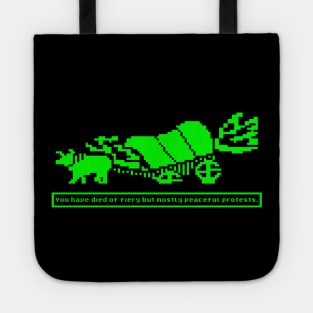 Oregon Trail (You've died of fiery but mostly peaceful protests) Tote