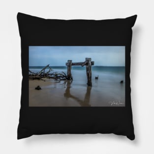 The Cattle Jetty, Observation Point, Point Nepean, Portsea, Mornington Peninsula, Victoria, Australia. Pillow