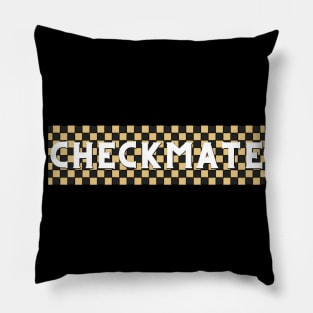 Checkmate D4 D5 C4 Grandmaster Chess Lovers Gift Pillow