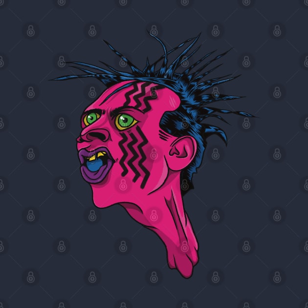 Street Punk Pink by punkcinemaart