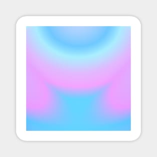 Blue and Pink Abstract Magnet