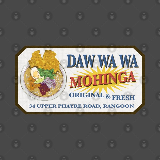 Daw Wa Wa Mohinga (White Edition) by shwewawah