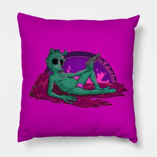 Greedo in a Speedo (Miami Nights Variant) Pillow