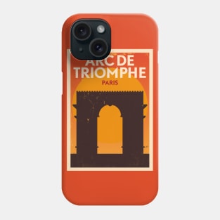 Paris Poster Design Phone Case