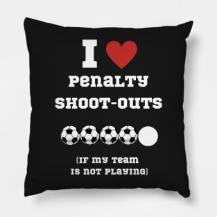 Soccer Penalty Shootout Lovers Football Fan Funny Pillow