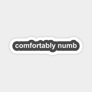 Pink Floyd - Comfortably Numb - light text Magnet