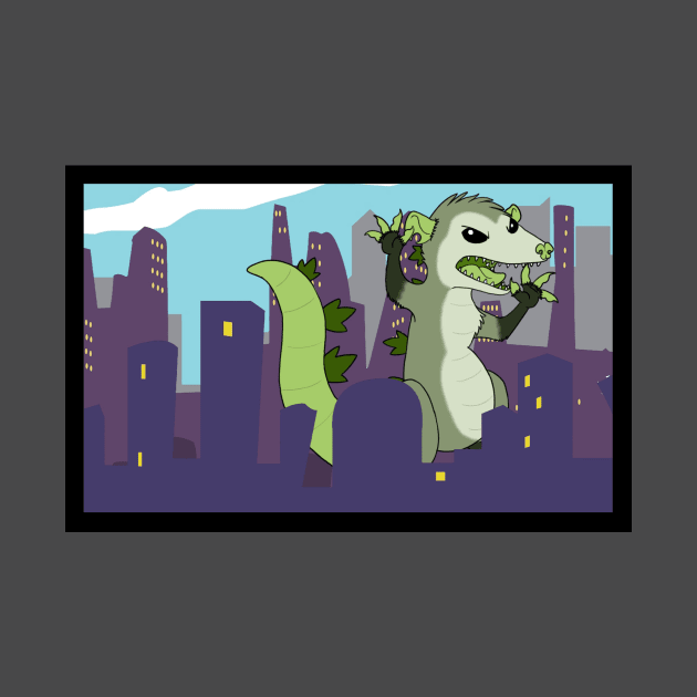 Pouchzilla by possumtees