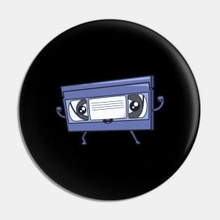 Never forget - Retro Kawaii VHS Cassette Pin