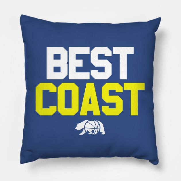 Best Coast Basketball Pillow by DesignsByDrew