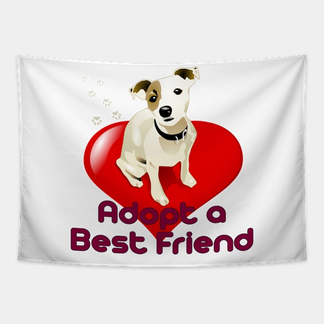 Adopt a Best Friend Tapestry by Naves