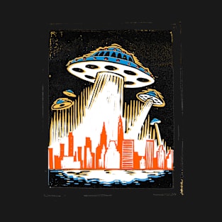 New York attacked by UFOs! T-Shirt