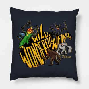 WVA Wild Wonderful Weird AF Pillow