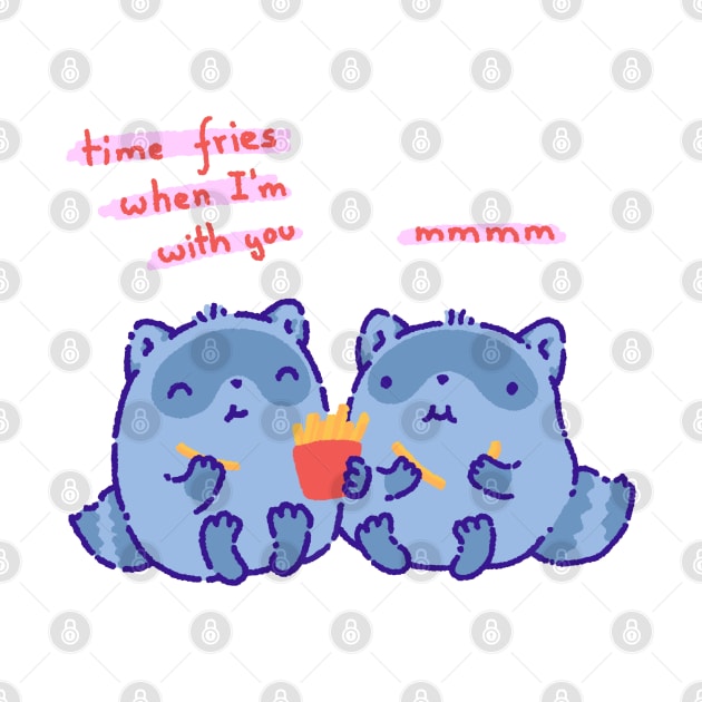 Time fries when I'm with you by Tinyarts