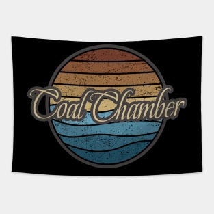 Coal Chamber Retro Waves Tapestry