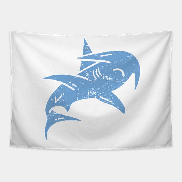 Distressed Hammerhead Shark Tapestry by MeatMan