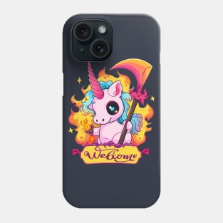 unicorn reaper Phone Case