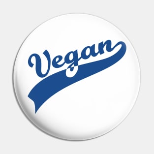 Vegan Baseball Swoosh Pin