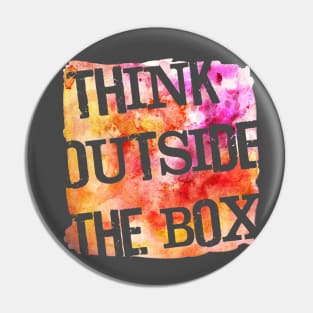 Think Outside the Box Pin