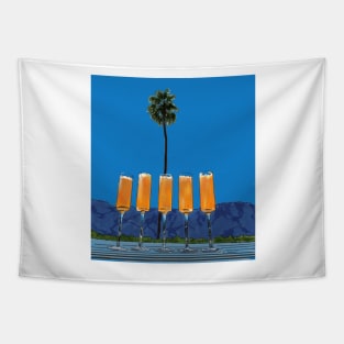 Palm Springs Mimosas Tapestry