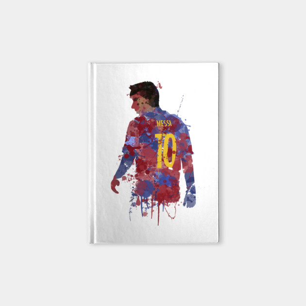 Lionel Messi Painting Messi Notebook Teepublic