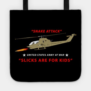 AH-1 Cobra - Snake Attack - Slicks are for Kids Tote