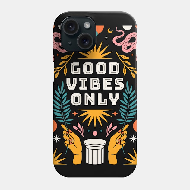 Good Vibes Only Phone Case by machmigo