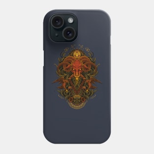 Aries Engraving Art Phone Case