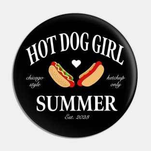 Hot Dog Guy Summer Pin