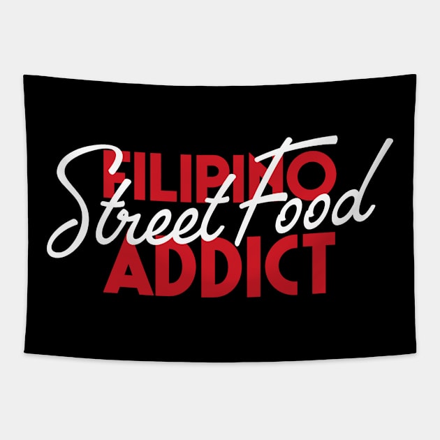 Filipino Street Food Addict Tapestry by BlueTodyArt