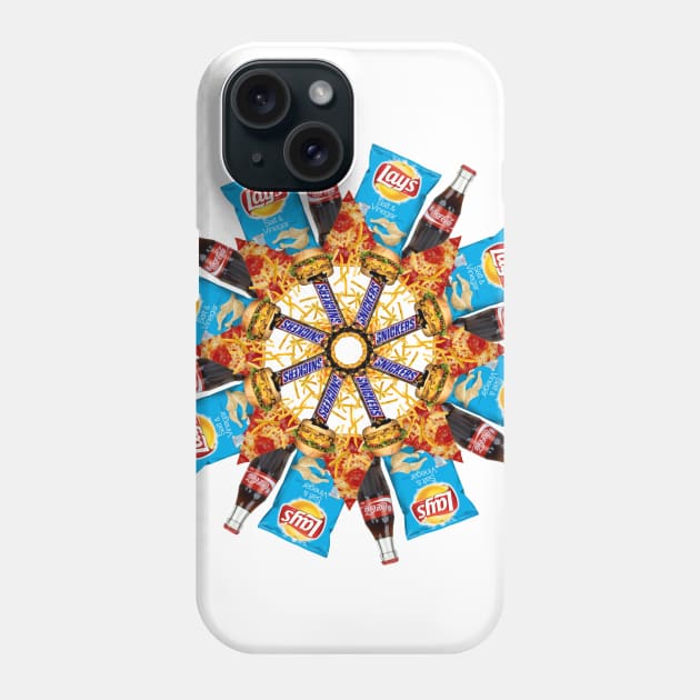 mandala fast food Phone Case by burenkaUA