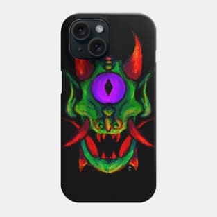 The Green Cyclops Phone Case