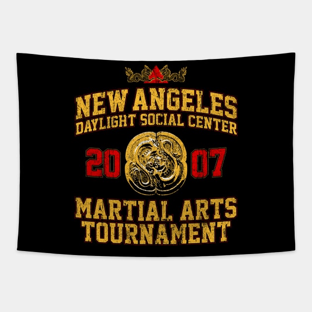 New Angeles 2007 Martial Arts Tournament Tapestry by huckblade