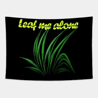 Nature-Inspired design: "Leaf me alone" Tapestry