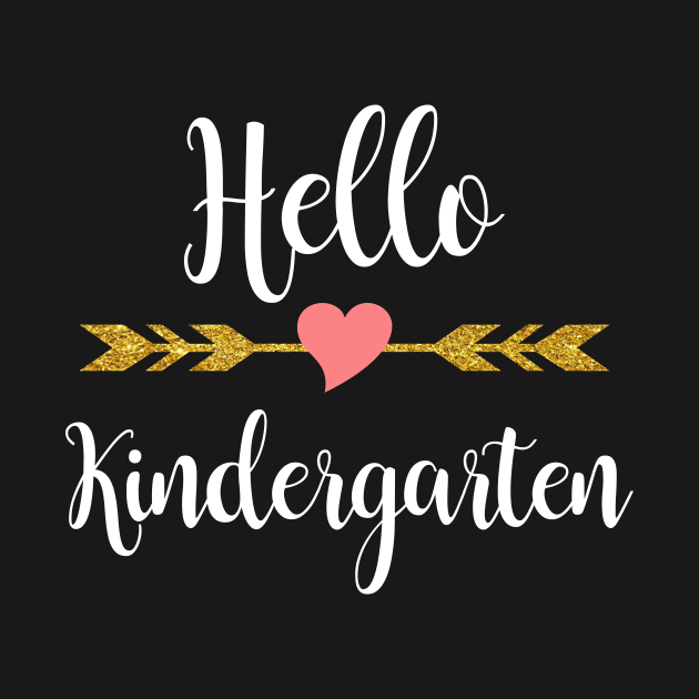 Hello Kindergarten Grade Back To School by Elliottda