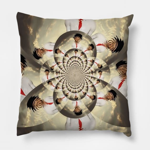 Mystical man Pillow by rolffimages