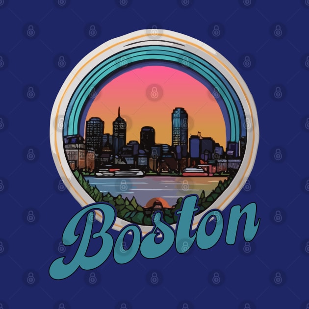 Boston - Skyline by Blended Designs