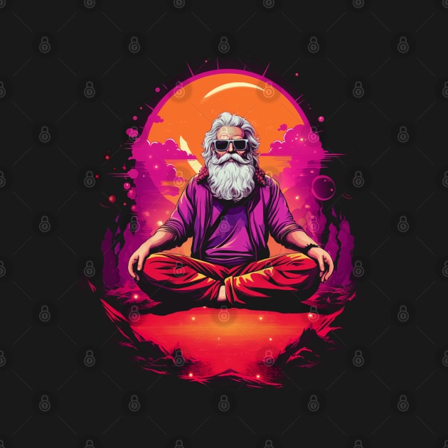 Meditating Santa Claus by TNM Design