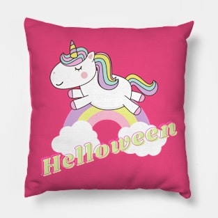 helloween ll unicorn Pillow