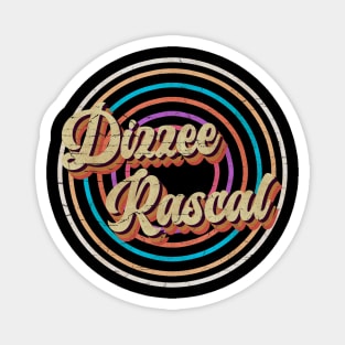 vintage circle line color Dizzee Rascal Magnet