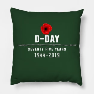 D-Day 75 Year Anniversary Pillow