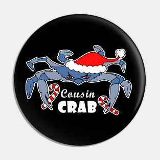 Christmas Matching Maryland Blue Crab Gifts Christmas Cousin Blue Crab Matching Family Holiday Picture Pin