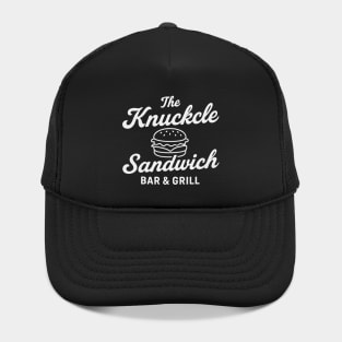 The Knuckle Sandwich Bar & Grill Funny Tough Guy Diner Hat