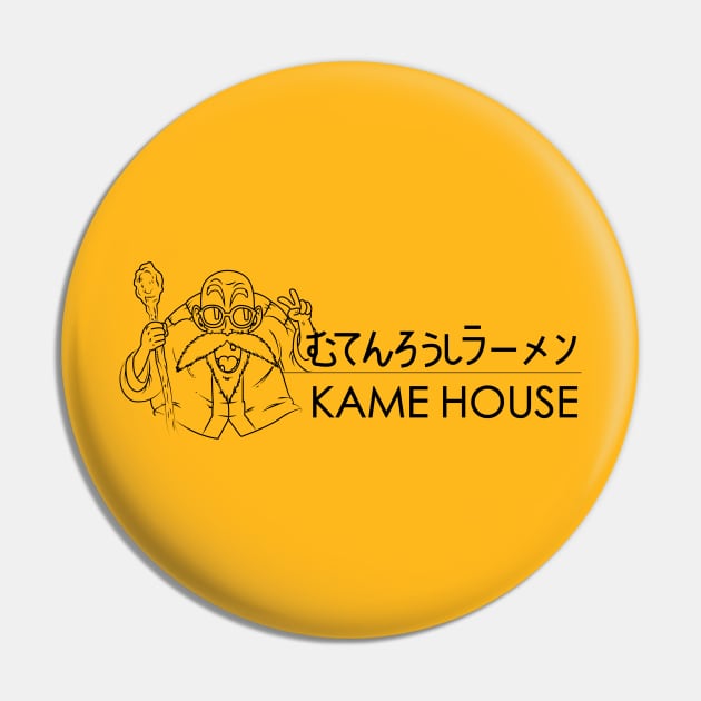 KAME HOUSE BLACK Pin by SIMPLICITEE